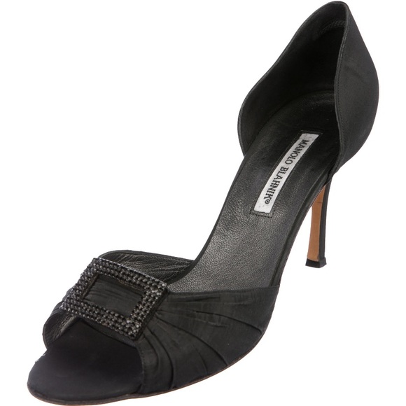Manolo Blahnik Shoes - Manolo Blahnik Embellished D’Orsay Pumps